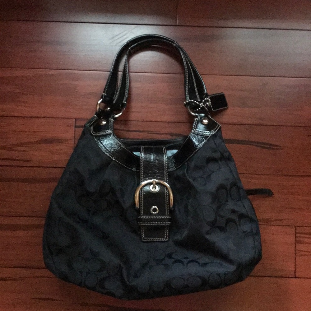Black Coach Hobo bag